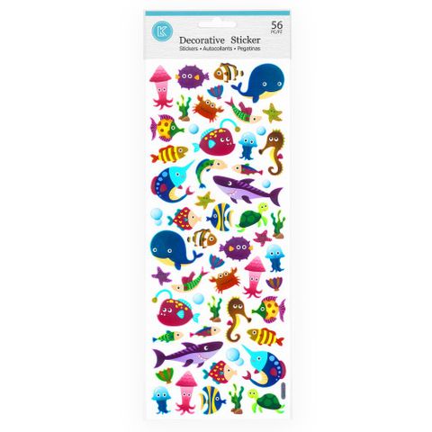 LK STICKERS SEA CREATURES