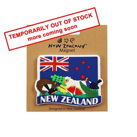 MAGNET SOFT PVC NZ ANIMALS