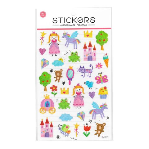 LK STICKERS PRINCESS DRAWINGS