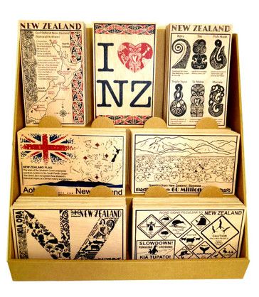 WOODEN POSTCARDS IN A DISPLAY BOX