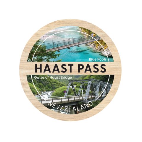 MAGNET HAAST PASS ROUND WOODEN 70 MM