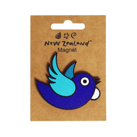 MAGNET WOODEN NZ TUI 6.5CM