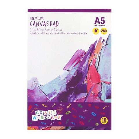 CANVAS PAD A5 280GSM 10 SHEETS