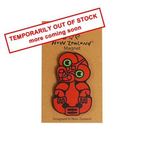 MAGNET WOODEN NZ TIKI 73MM