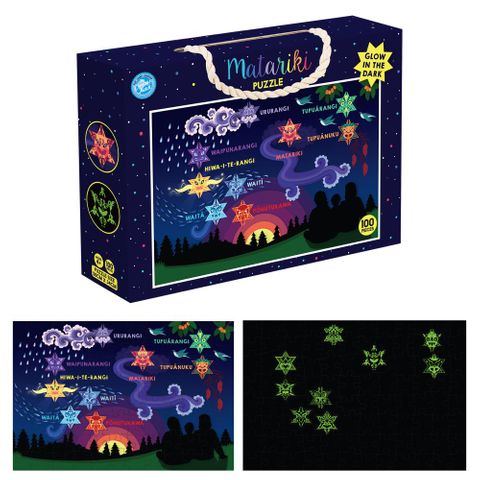 MATARIKI GLOW IN THE DARK PUZZLE 100PC