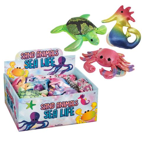 SAND ANIMALS SEA LIFE 6ASST