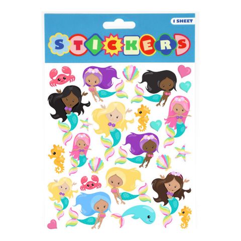 UPIKIT STICKERS MERMAIDS 15X17CM