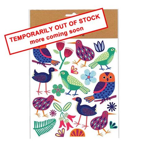 STICKERS NZ NATIVES 15X17CM