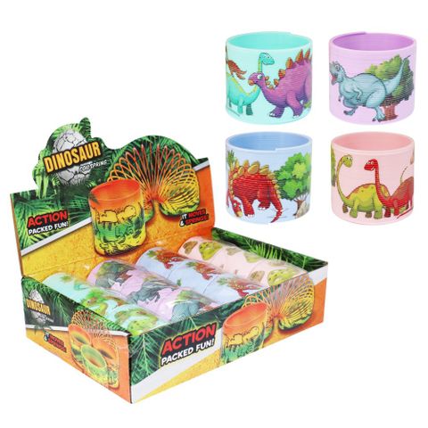 MAGIC SPRING DINOSAUR 7.6×6.5CM 4ASST