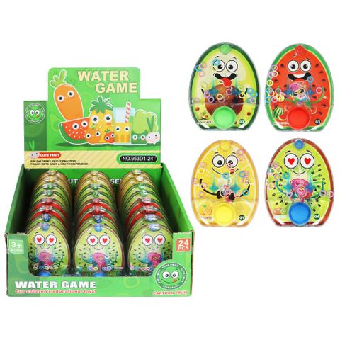 WATER GAME FRUITY FUN 4ASST 10X8CM