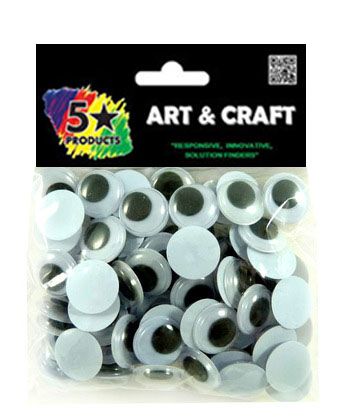 MOVING EYES 90PCS X 15MM^