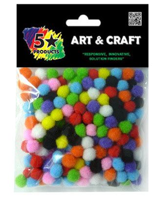 POM POMS MINI 200PC^
