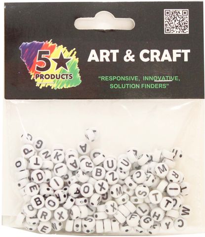 BEADS ALPHABET 180PCS