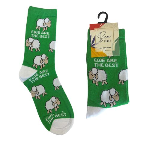NOVELTY SOCKS - EWE ARE THE BEST