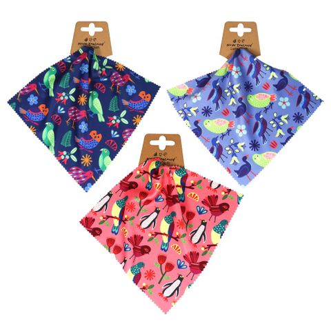 MICROFIBRE LENS/CLEANING CLOTH NZ 3 ASSTD