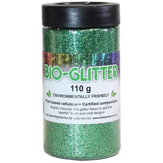 GLITTER JAR BIO GREEN 110G