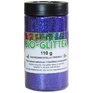 GLITTER JAR BIO BLUE 110G