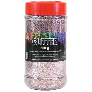 GLITTER JAR MULTI 250G
