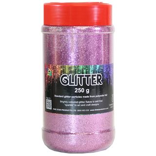 GLITTER JAR PINK 250G