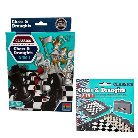 CHESS & DRAUGHTS TRAVEL SET