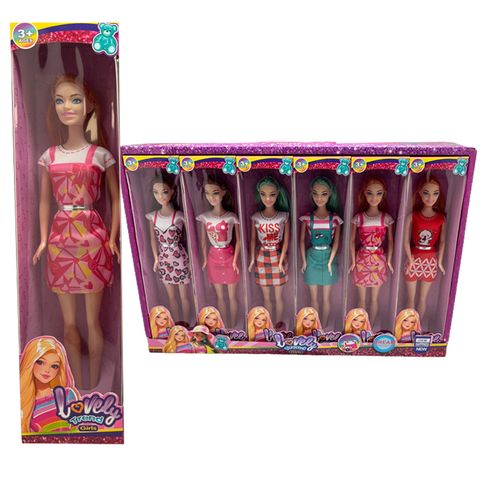 FASHION DOLL 28CM 6 ASSTD DISPLAY 12