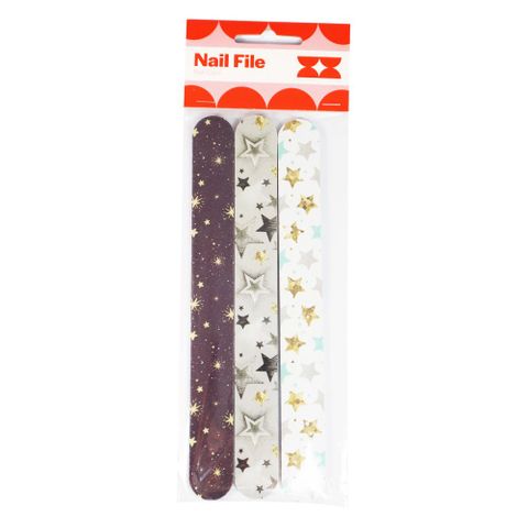 NAIL FILES STARRY SKY 3PC