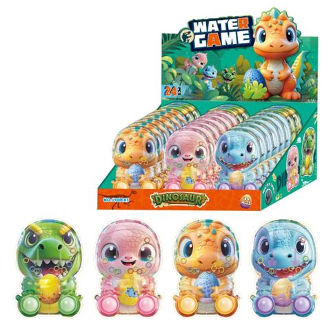 WATER GAME DINOSAURS 11CM 4 ASST