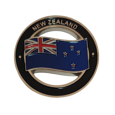 MAGNET METAL NZ FLAG ROUND 4CM