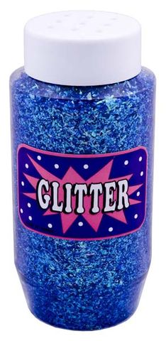 CONFETTI GLITTER 250ml JAR BLUE
