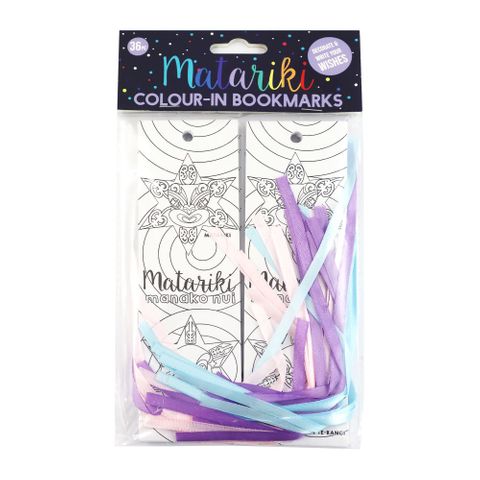 MATARIKI COLOUR-IN DREAMS BOOKMARK 36PCS 20X6CM
