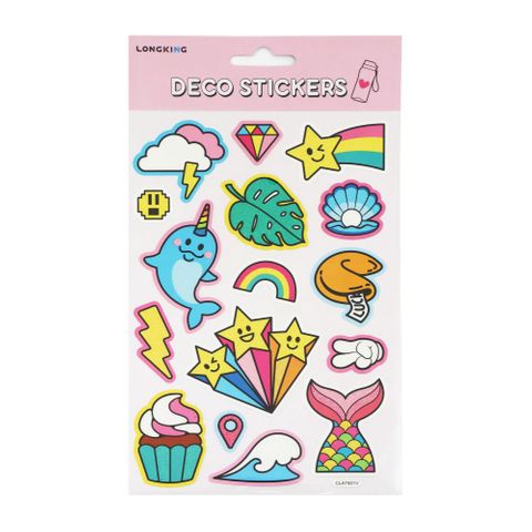 LK STICKERS DECO SPARKLY FUN 250X145MM