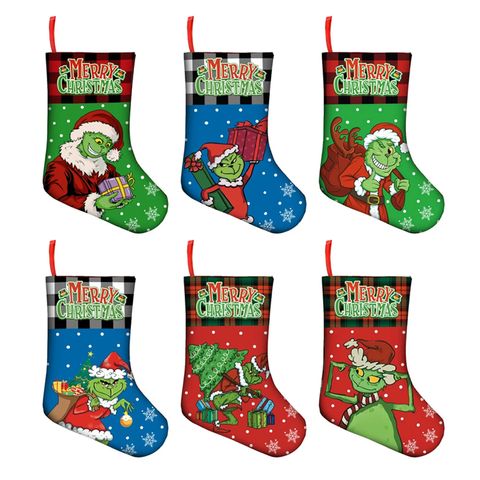 XMAS FUNNY STOCKING 6 ASST