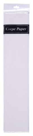 CREPE PAPER WHITE (50cm x 2M)