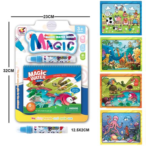 MAGIC WATER DRAWING BOOK - ANIMALS