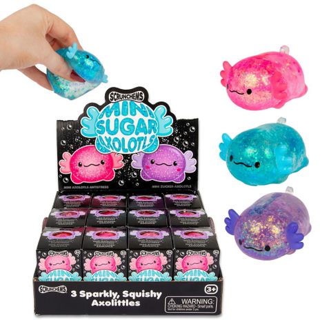 SCRUNCHEMS SUGAR MINI AXOLTYL 3PC