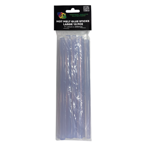 HOT MELT GLUE STICK LARGE 11.2MM X200MM 10 PCS