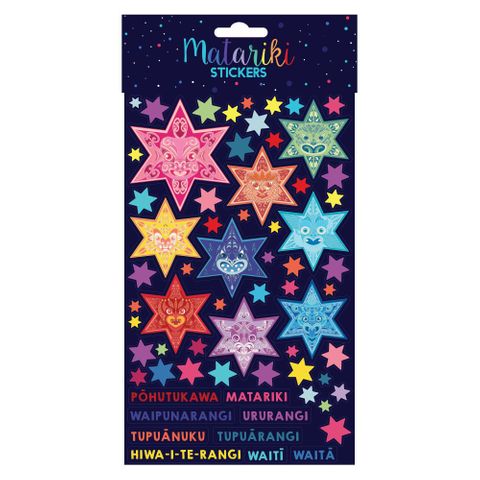 MATARIKI STAR CLUSTER STICKERS 170X275MM