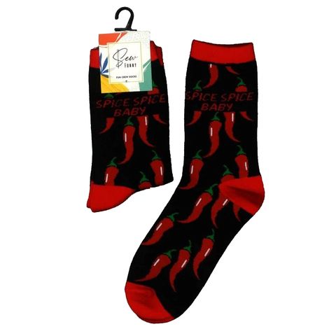NOVELTY SOCKS - SPICE SPICE BABY