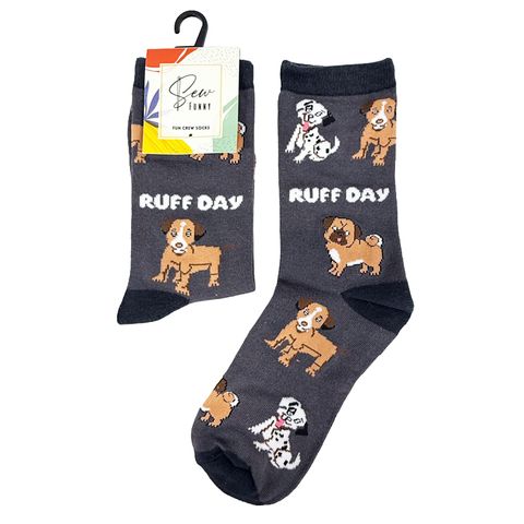 NOVELTY SOCKS - RUFF DAY