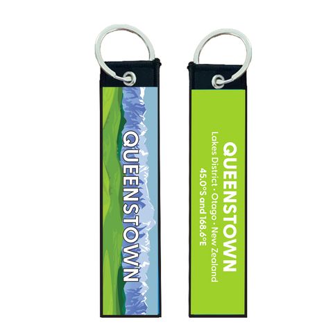 KEYRING WOVEN QUEENSTOWN 130X32MM