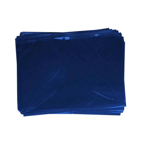 CELLOPHANE 90X100CM BLUE