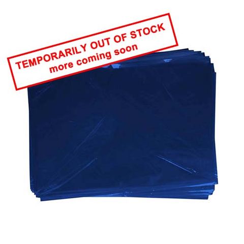 CELLOPHANE 90X100CM BLUE