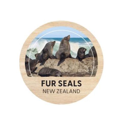 *MAGNET SEALS ROUND WOODEN 70 MM
