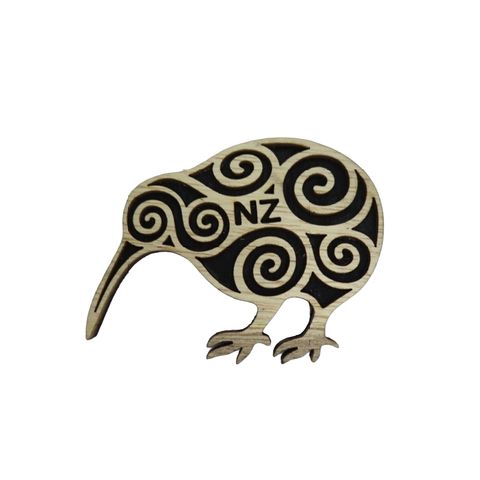 MAGNET KIWI KORU WOODEN 6CM