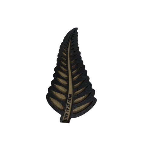 MAGNET NZ FERN WOODEN 7CM