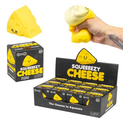 SCRUNCHEMS SQUEEZY CHEESE 8CM