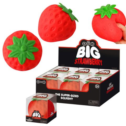 SCRUNCHEMS BIG SQUISHY STRAWBERRY 13CM