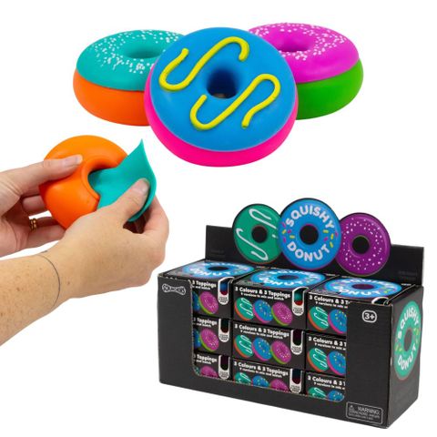 SCRUNCHEMS DONUT SQUISHY 3ASST