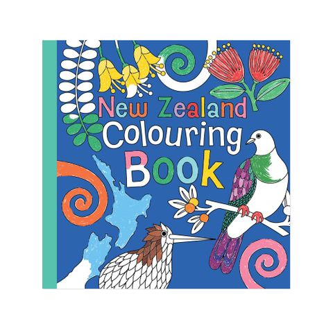 COLOURING BOOK NZ KIDS KIWIANA 32PG 18X18CM