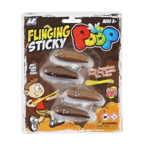 STICKY FLINGING POOP 4PCS